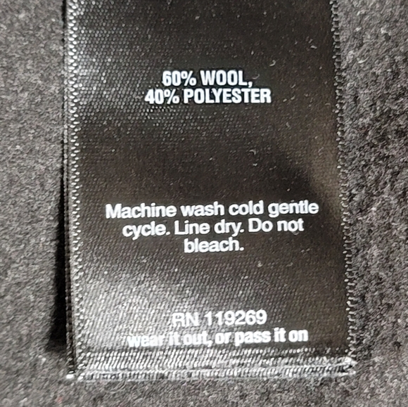 Nau Hoodie Men’s  Size Medium Casual Long Sleeve Wool Blend Outdoor Pocket Gray - Picture 4 of 8